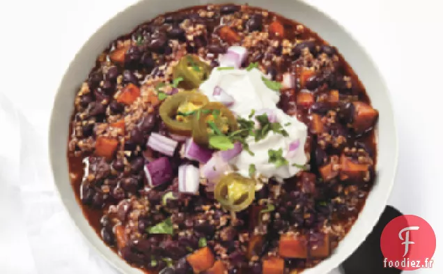 Chili de Haricots Noirs à la Courge musquée