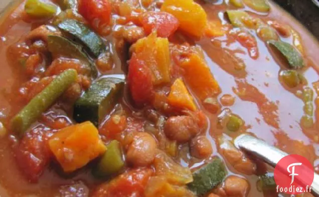 Chili Végétalien à la Patate Douce - Version Mijoteuse