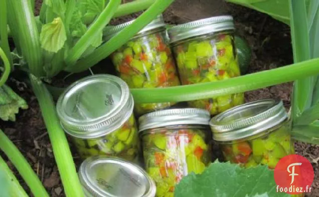 Relish de Courgettes Sucré et Acidulé