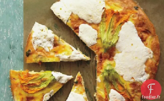 Frittata aux Fleurs de Courge