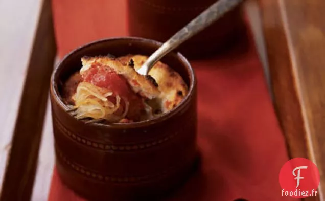 Gratin de Courge Spaghetti à la Sauce Tomate Épaisse