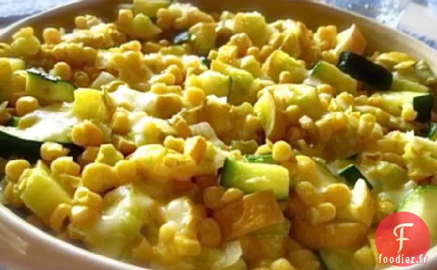 Calabacitas Con Queso et Chile Verde (Courge au Fromage et Gr