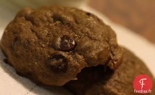 Biscuits Aux Courgettes Au Chocolat Double