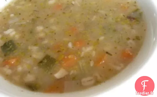 Soupe de Riz Brun et de Légumes