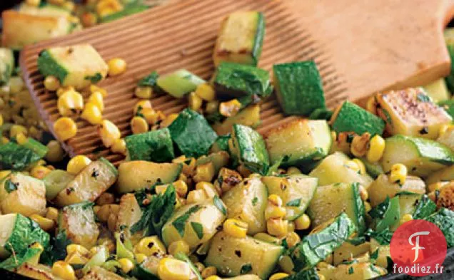 Sauté De Courgettes Et Maïs