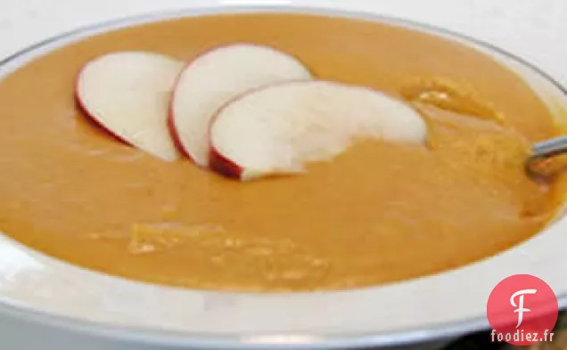 Courge Musquée Crémeuse Avec Soupe À La Cannelle