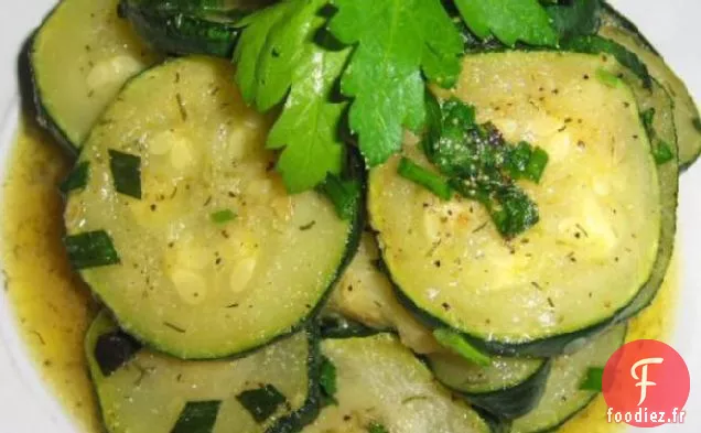 Courgettes Aux Herbes D'Été