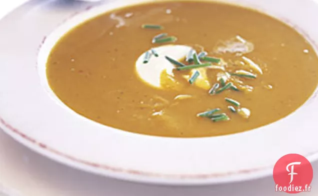 Soupe de Courge Musquée et Pommes
