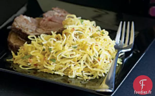Courge Spaghetti aux Épices Marocaines