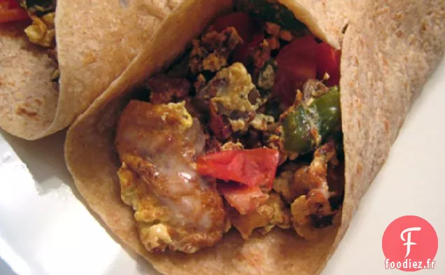 Enveloppements Sains pour le Petit-déjeuner Italien