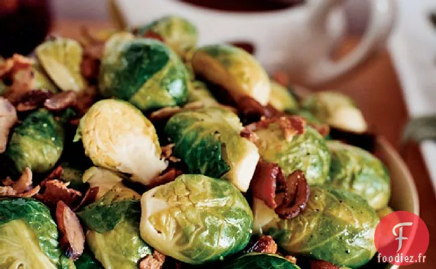 Choux de Bruxelles aux Châtaignes et Bacon