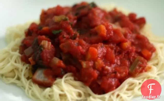Sauce à Spaghetti aux Légumes