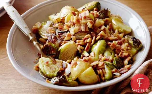 Choux de Bruxelles Rôtis à la Pancetta
