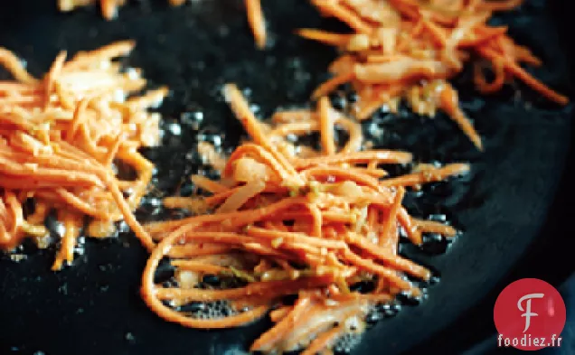 Crêpes de Patates Douces et Kim Chi