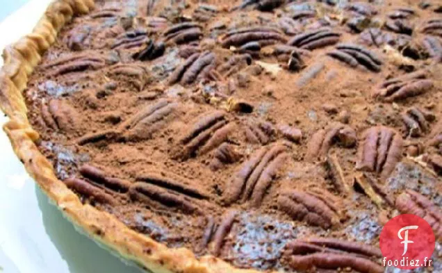 Tarte au Chocolat, À l'Avoine et aux Pacanes