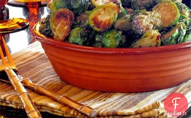 Choux De Bruxelles Rôtis Au Four Avec Graines D'Anis