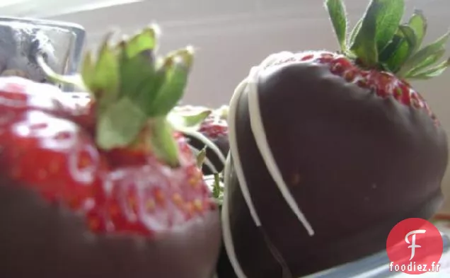 Fraises Enrobées De Chocolat