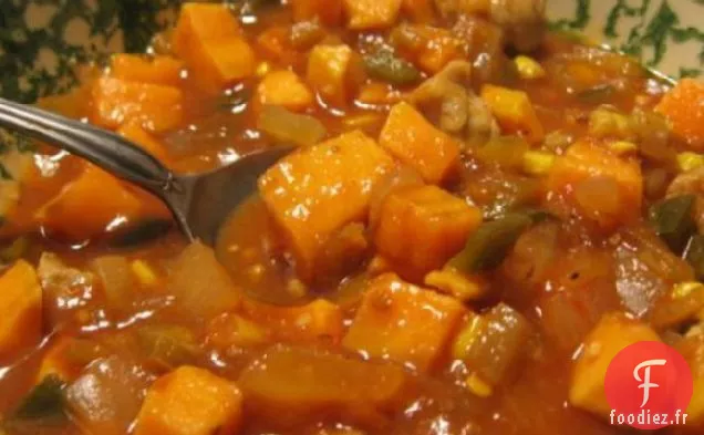 Ragoût de Porc Mexicain et Patate Douce