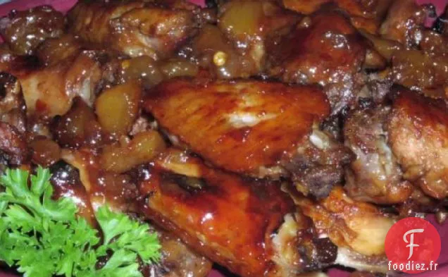 Ailes de Poulet Sucrées Et Épicées