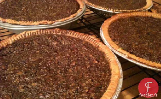 Tarte aux Pacanes au Chocolat au Bourbon du Sud