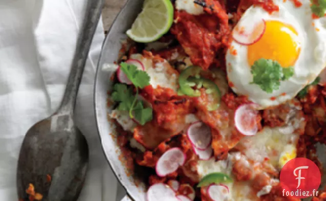 Chilaquiles aux Œufs Frits