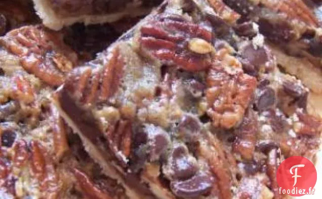 Barres à Tarte au Chocolat Et aux Pacanes