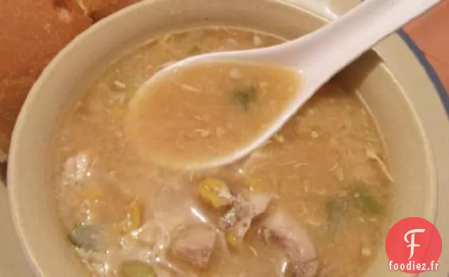 Soupe de Poulet et Maïs Sucré