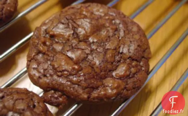 Biscuits au Brownie Fondant au Cœur
