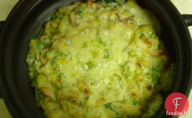 Bague Feuilletée à la Crème de Menthe Poivrée avec Glaçage au Chocolat