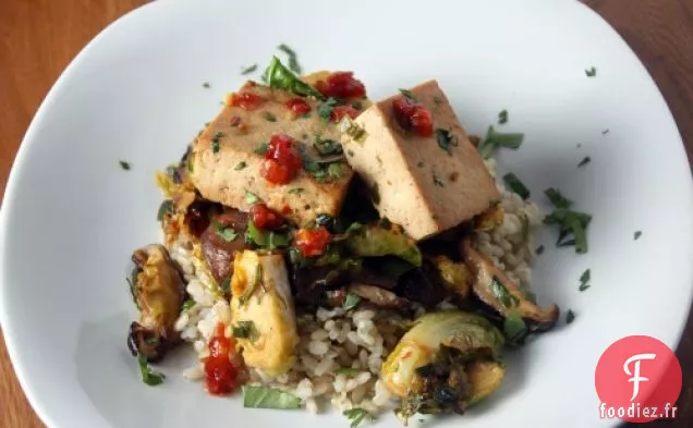 Choux De Bruxelles Et Tofu