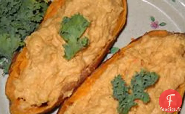 Patates Douces Cuites Deux Fois au Four