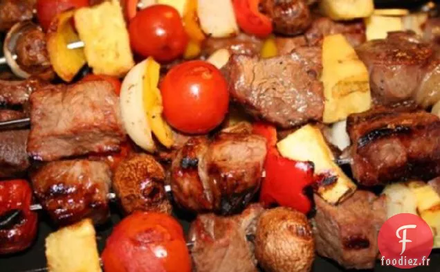 Brochettes de Steak Sucrées