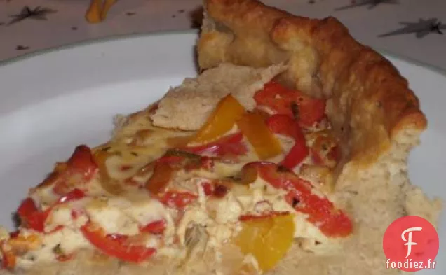 Quiche aux 3 Poivrons