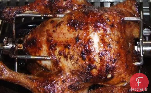 Poulet Rôti Ail-Citron Aux Épices Marocaines