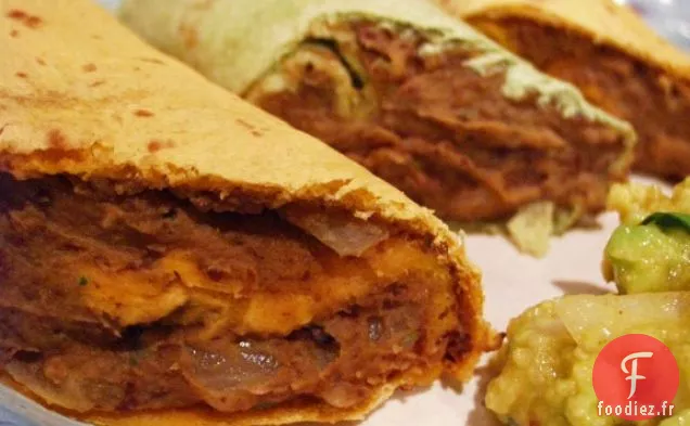 Burrito de Patates Douces et Haricots Noirs