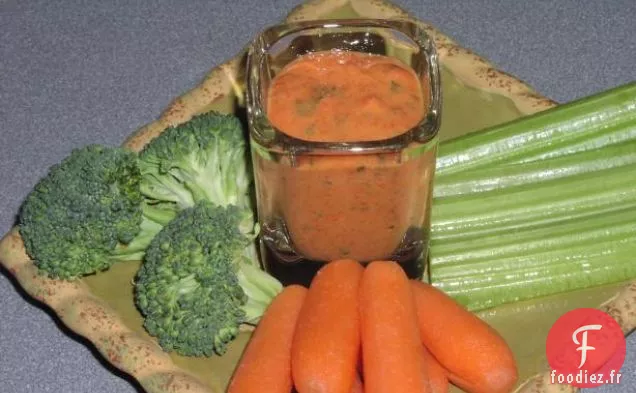 Trempette à la Crème Sure et au Poivron Rouge rôti - 1 Pt