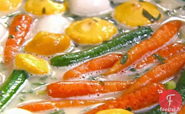 Bébé Légumes à la Nage à l'Estragon