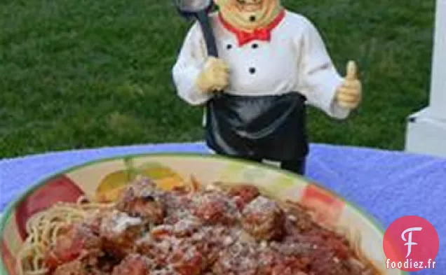 Sauce Sicilienne Familiale et Boulettes de Viande