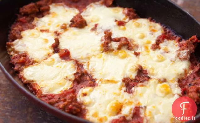 Casserole de Mozzarella de Saucisse de Polenta