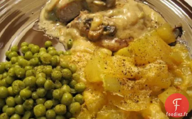 Pommes de Terre au Chili et au Fromage