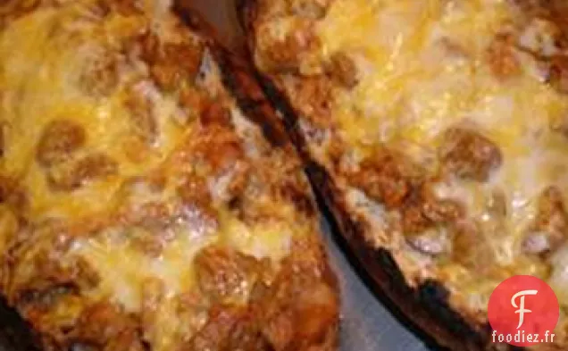 Pizza à l'Oignon et aux Saucisses