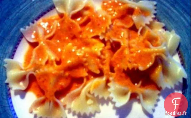 Fettuccine Au Poivron Rouge Rôti