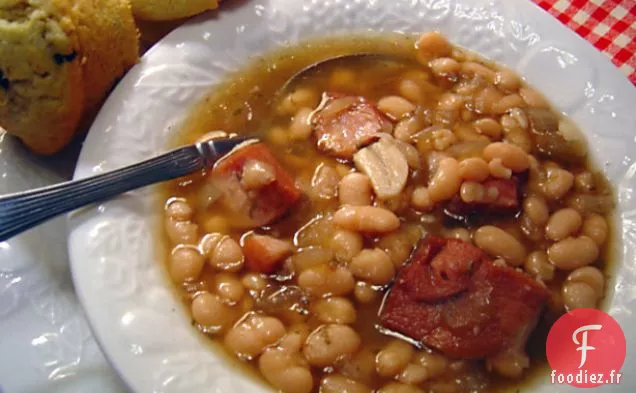 Jambon Cru et Haricots