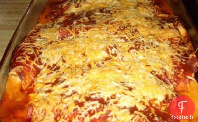 Enchiladas au Poulet Crémeux