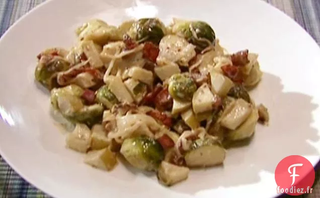 Choux de Bruxelles au Bacon et au Fromage