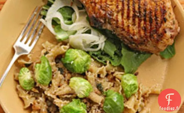 Campanelle Aux Noix, Beurre De Sauge Et Choux De Bruxelles