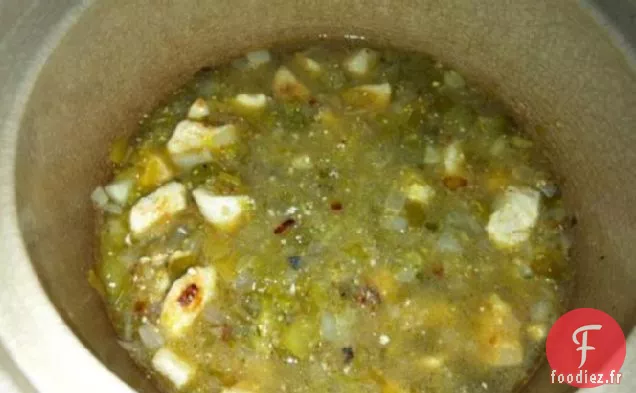 Chili à La Mijoteuse Blanche (Avec Tomatillo)