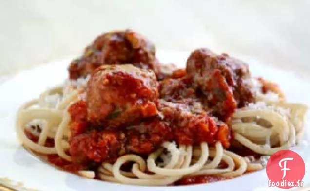 Spaghettis et Boulettes de Viande