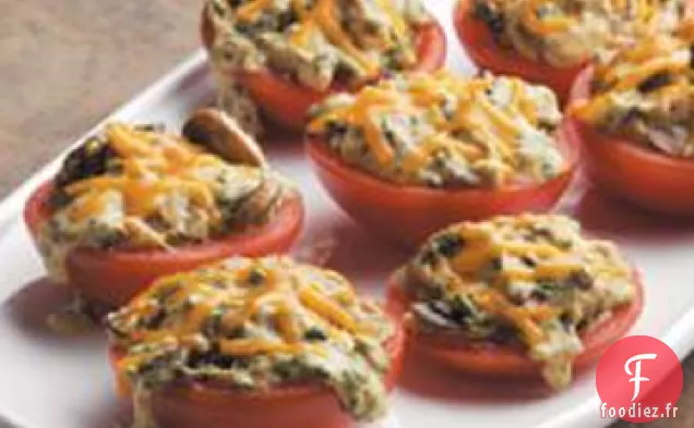 Tomates Farcies aux Champignons