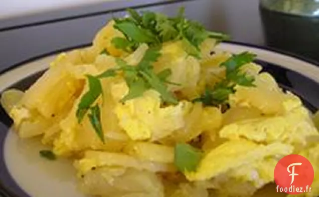 Omelette de Pommes De Terre Espagnole